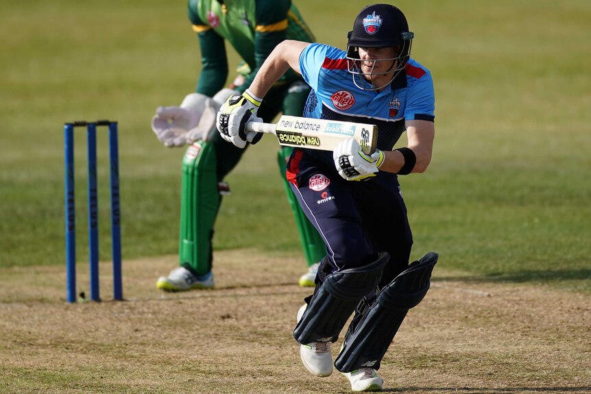 Former Australian captain Steve Smith makes 61 runs in his return to cricket.