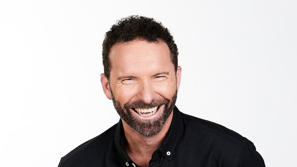 man laughing