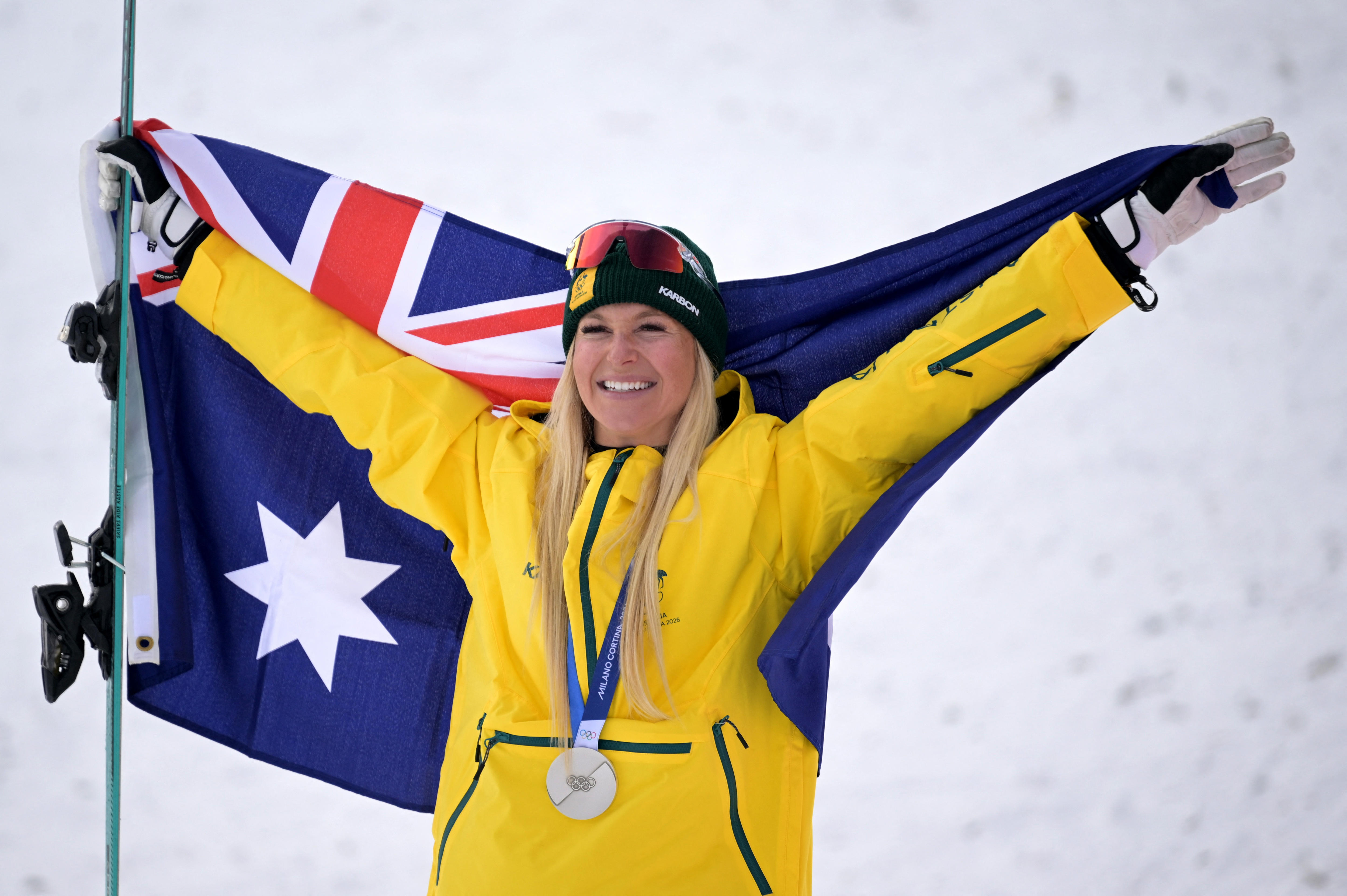 Milano-Cortina: Danielle Scott flies high for long-awaited aerials medal