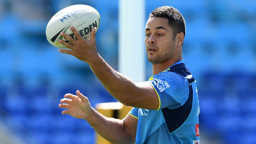 Jarryd Hayne at a training session