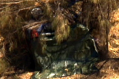 Wreckage from fatal crash on Brookton Highway.