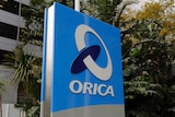 The Orica logo outside the company's premises in Melbourne