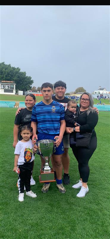 Mina Funa is the mother behind two rugby dreams