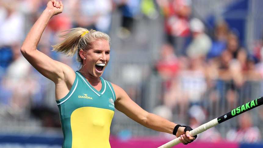 Hockeyroo Jodie Kenny against England