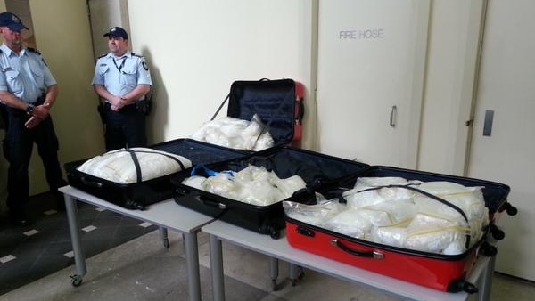 A joint AFP-ACC raid in Melbourne has netted 135 kilograms of methamphetamine.