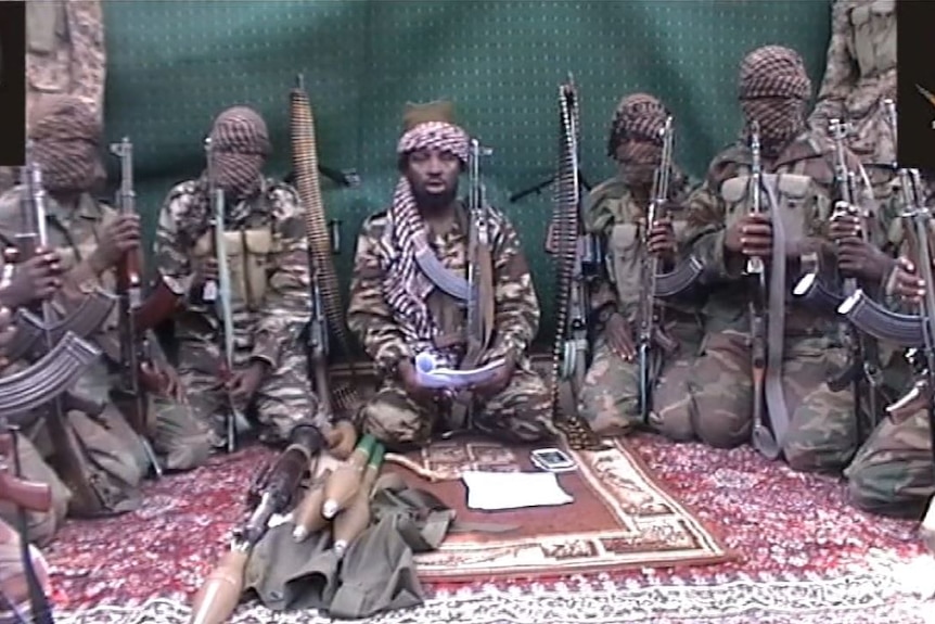 A video screengrab shows a man claiming to be Abubakar Shekau, the leader of Nigerian Islamist extremist group Boko Haram.