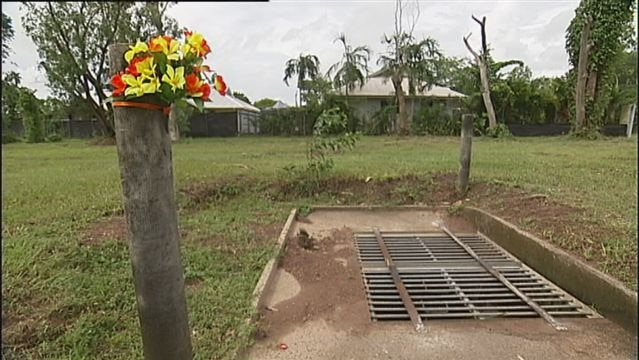 Drain tragedy: An 8 year old boy was sucked down this drain while playing inside with friends