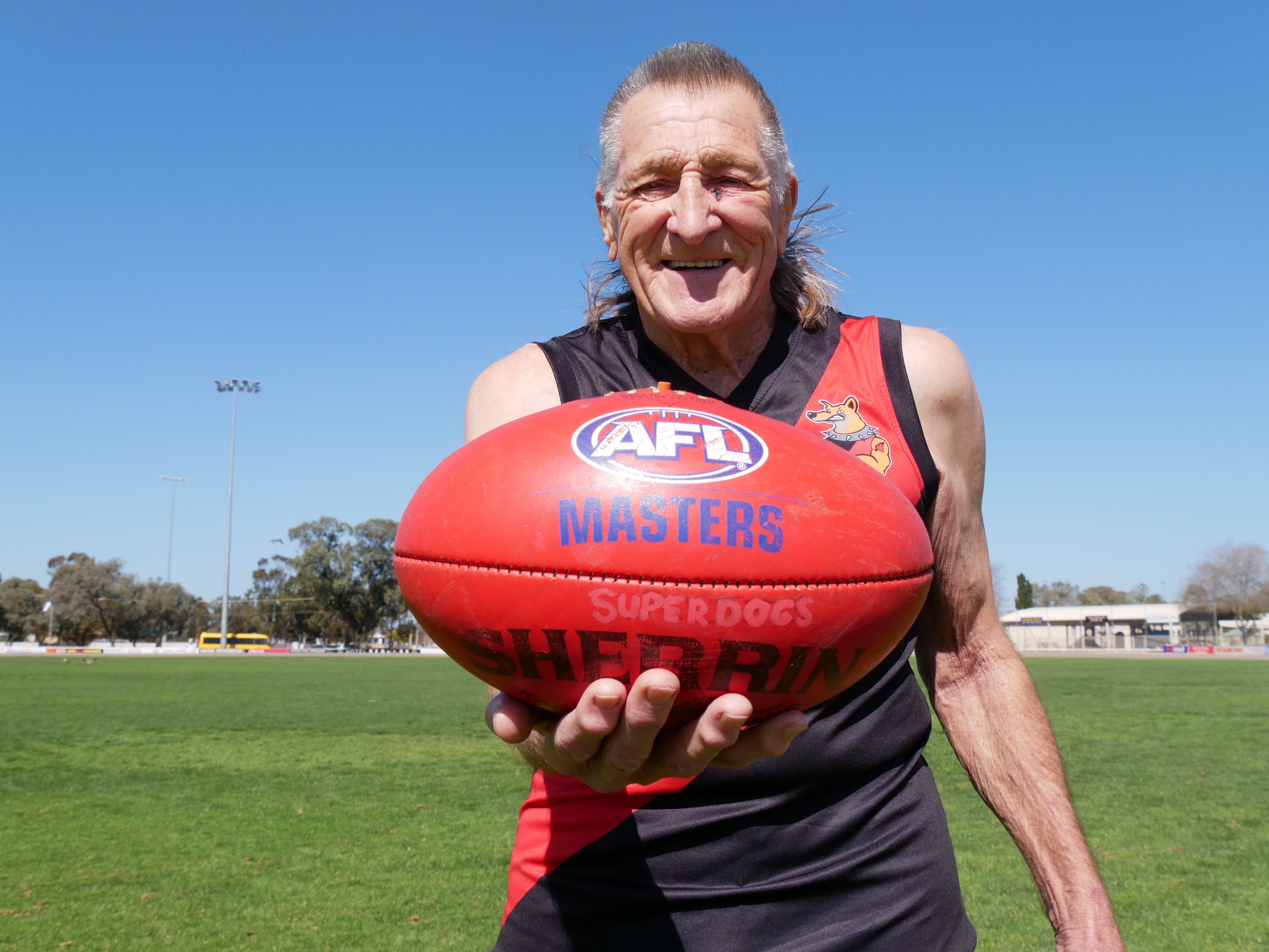 'Never too old': 83-year-old footballer still getting a kick