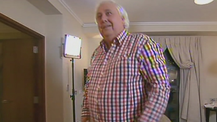 Clive Palmer walks out of ABC interview