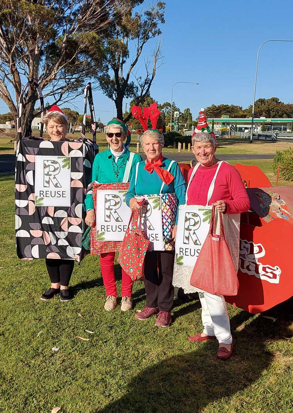 'Bag ladies' upcycle donated fabric into nearly 19,000 bags in fight