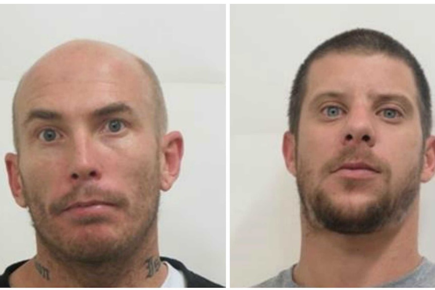 Prison escapees Chris Lyons and Michael Jarmyn