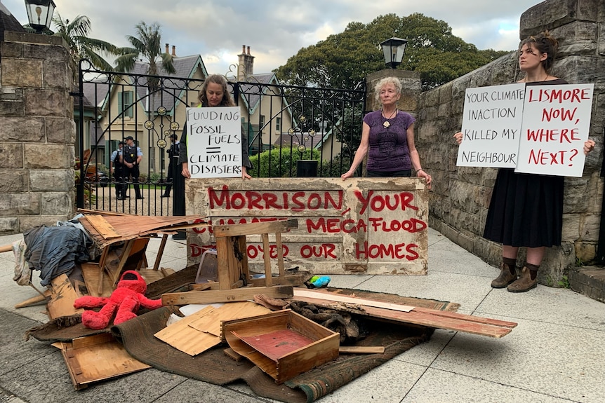 Morrison protest
