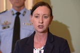 Queensland Health Minister Yvette D'Ath speaks at a media conference in Brisbane on June 9, 2021.