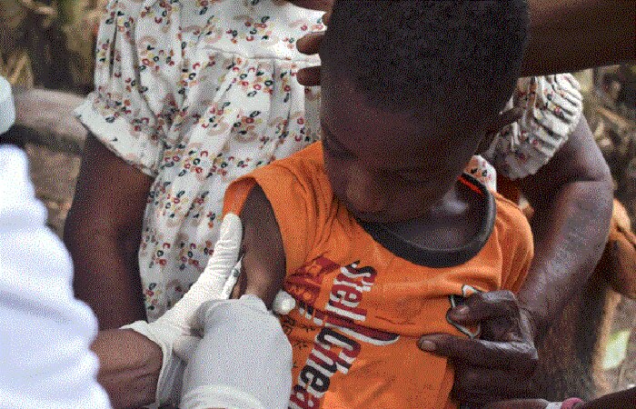 PNG Polio sut blong ol p[ikinini (Supplied UNICEFPNGChamber)