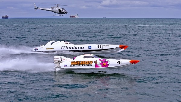 Exclusion zones will be in place for the Australian powerboat races this weekend.