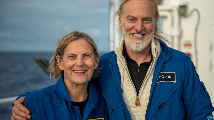 Kathy Sullivan helped the submarine crew connect with astronauts on the International Space Station.