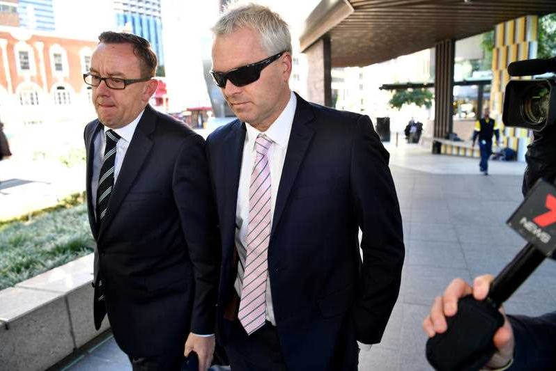 Shane Heal arrives at Brisbane Magistrates Court in Brisbane