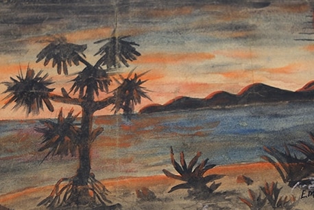 Watercolour by Eddie Mabo