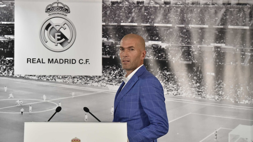 Zinedine Zidane unveiled as Real Madrid coach