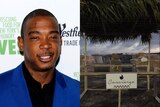 Ja Rule (left) and the unfinished concierge area of Fyre Festival