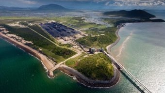 The coal terminal is near Bowen in north Queensland.