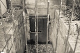 Darlinghurst jail tunnel door in the National Art School