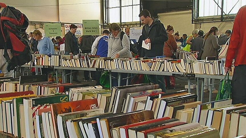 More than 250,000 books were put up for sale at the Book Fair.