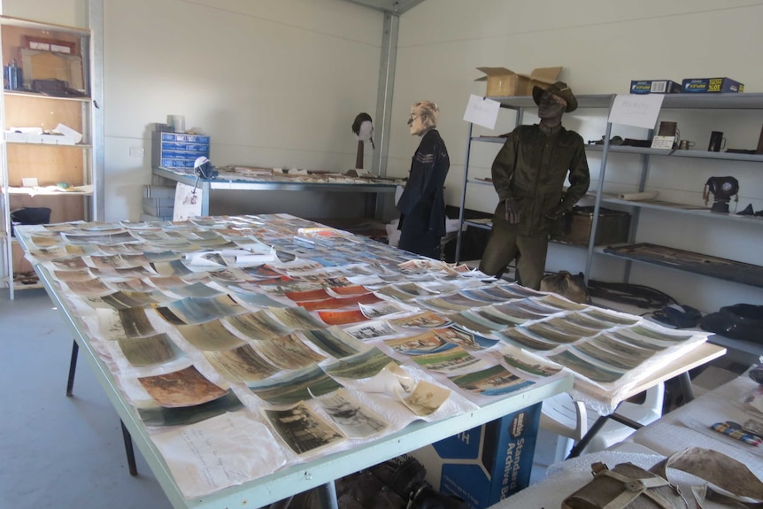 Historical artefacts saved from the fire-hit Waltzing Matilda Centre in Winton