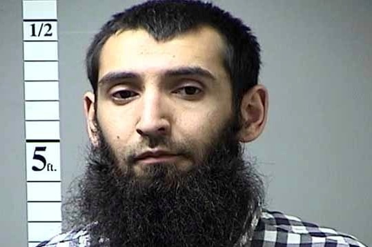 Sayfullo Saipov in an undated mugshot from the st charles county department of corrections