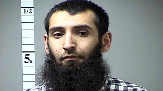 Sayfullo Saipov in an undated mugshot from the st charles county department of corrections