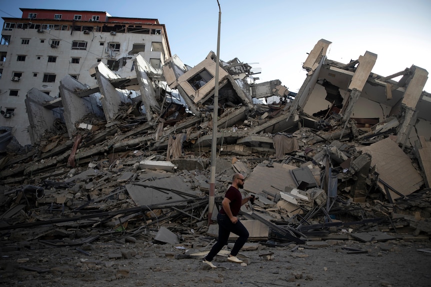 Bâtiment détruit à Gaza