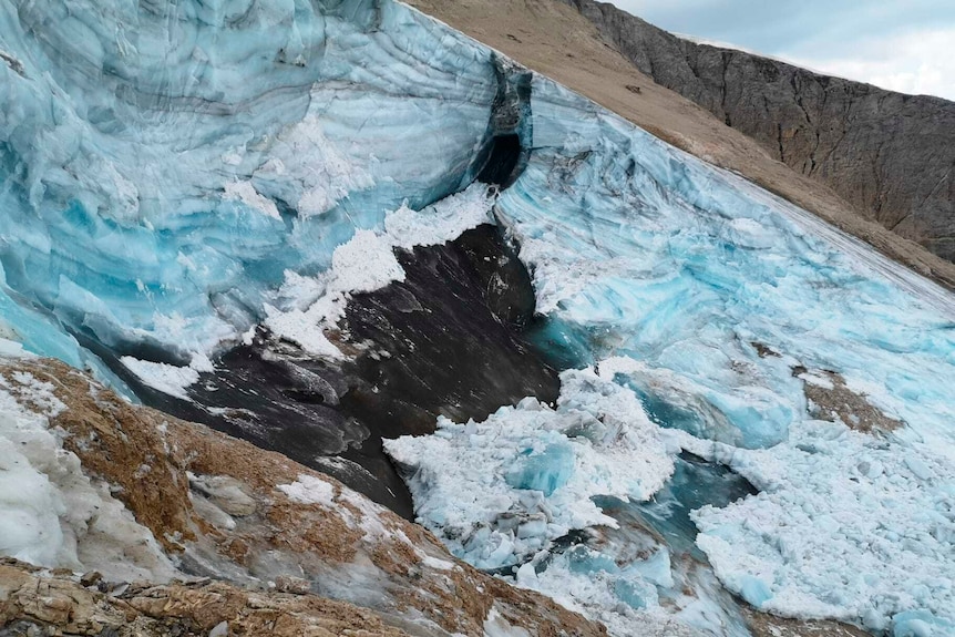 glacier up close