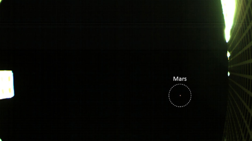 Mars taken by MARCO satellite