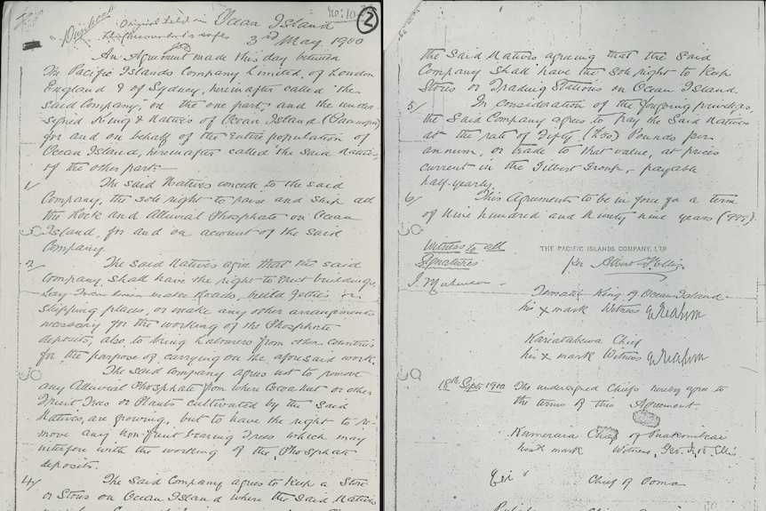 Scanned image of an archival document with handwriting and signatures.