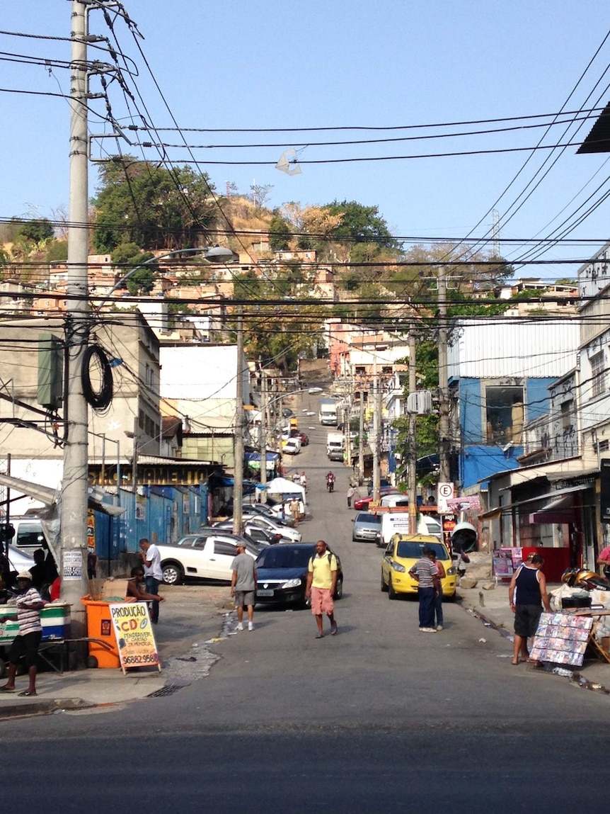 A street in the low-income neighbourhood of Madureira