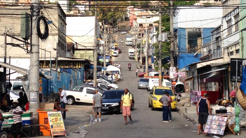 A street in the low-income neighbourhood of Madureira