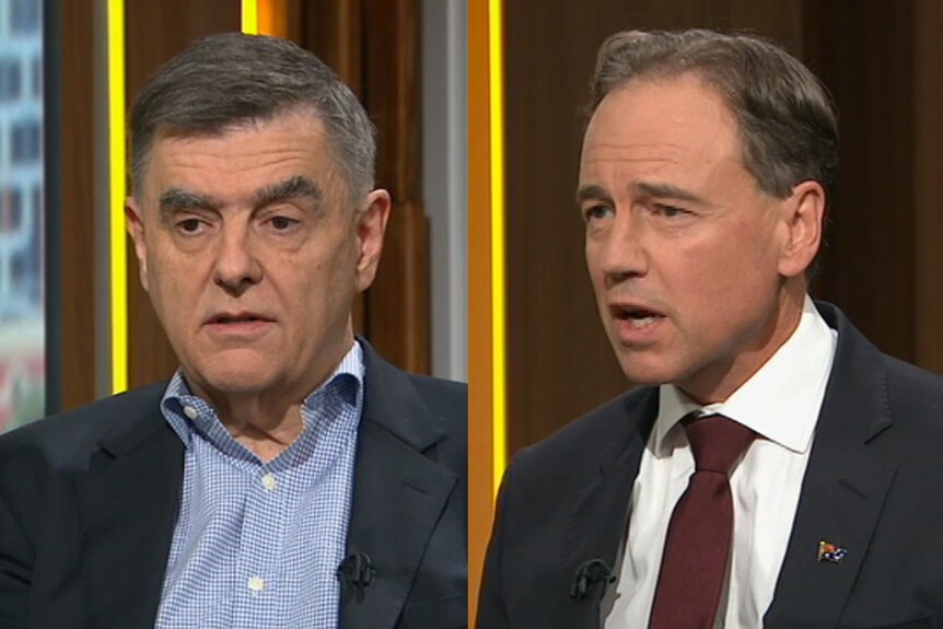 Chief medical officer Brendan Murphy and Health Minister Greg Hunt on Insiders this morning