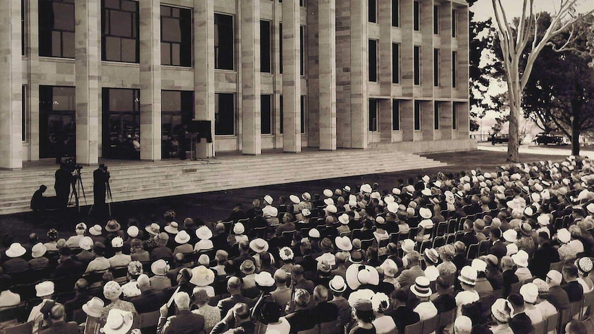 WA Parliament House extension opening, 23 March 1964