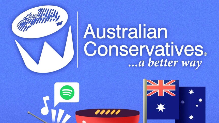 Album art for Corey Bernardi's hottest 100 countdown, showing the Australian flag, a barbecue and a boom box.