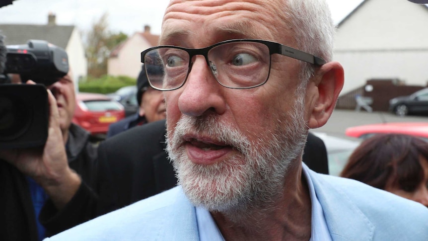 Britain's main opposition Labour Party leader Jeremy Corbyn