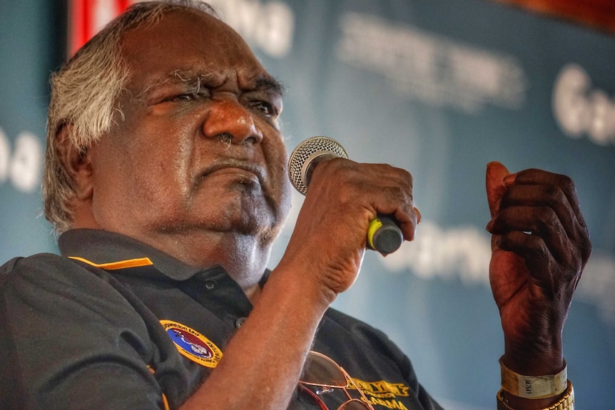 Galarrwuy Yunupingu said it was vital that Aboriginal people received rights through the constitution.
