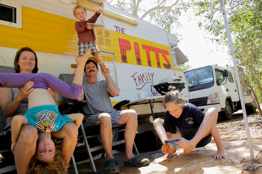 The Pitts Family Circus at home