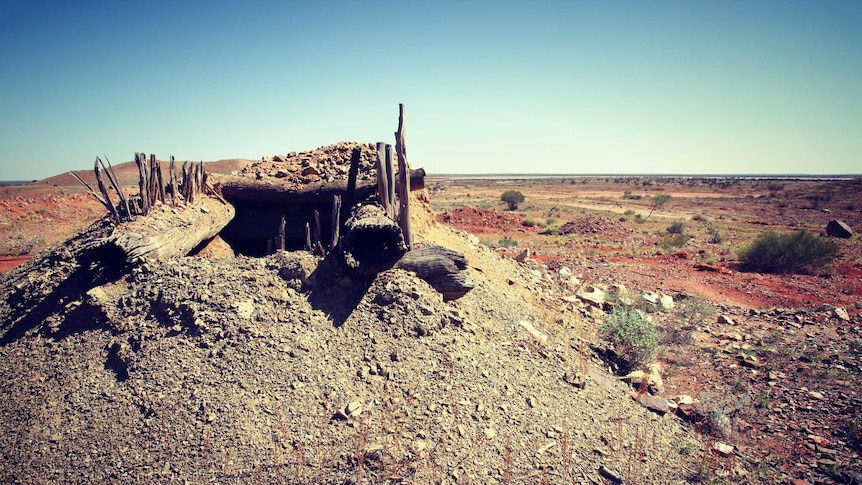 The remains of the abandoned Caledonian Mine in Western Australia