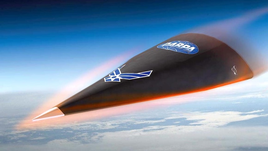 An unmanned Falcon Hypersonic Technology Vehicle