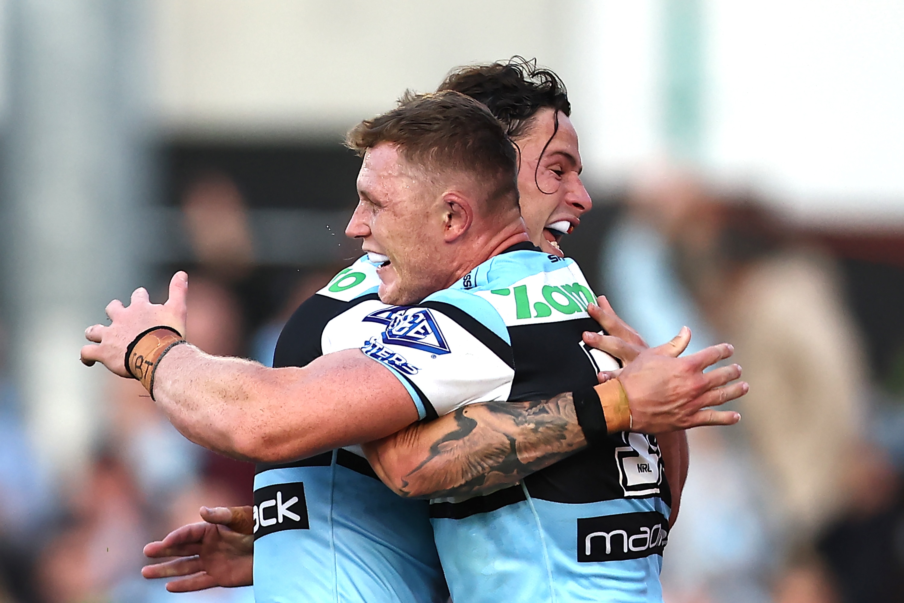 Jack Williams celebrates