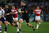 Prized recruit ... Adam Thomson playing for the All Blacks in the 2011 World Cup