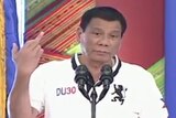 Philippines' Duterte gives middle finger to EU after criticism of drug war
