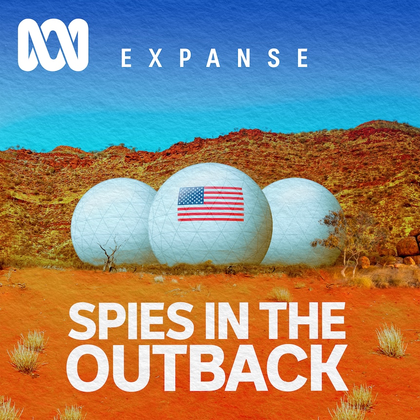 Logo for Expanse showing large white domes in a desert landscape.