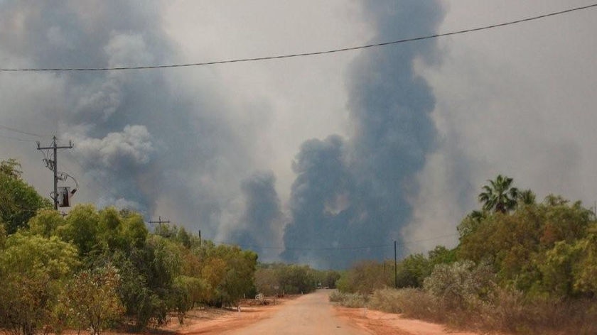 Fires are burning north of Broome