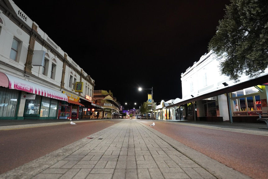 An abandoned Fremantle street.